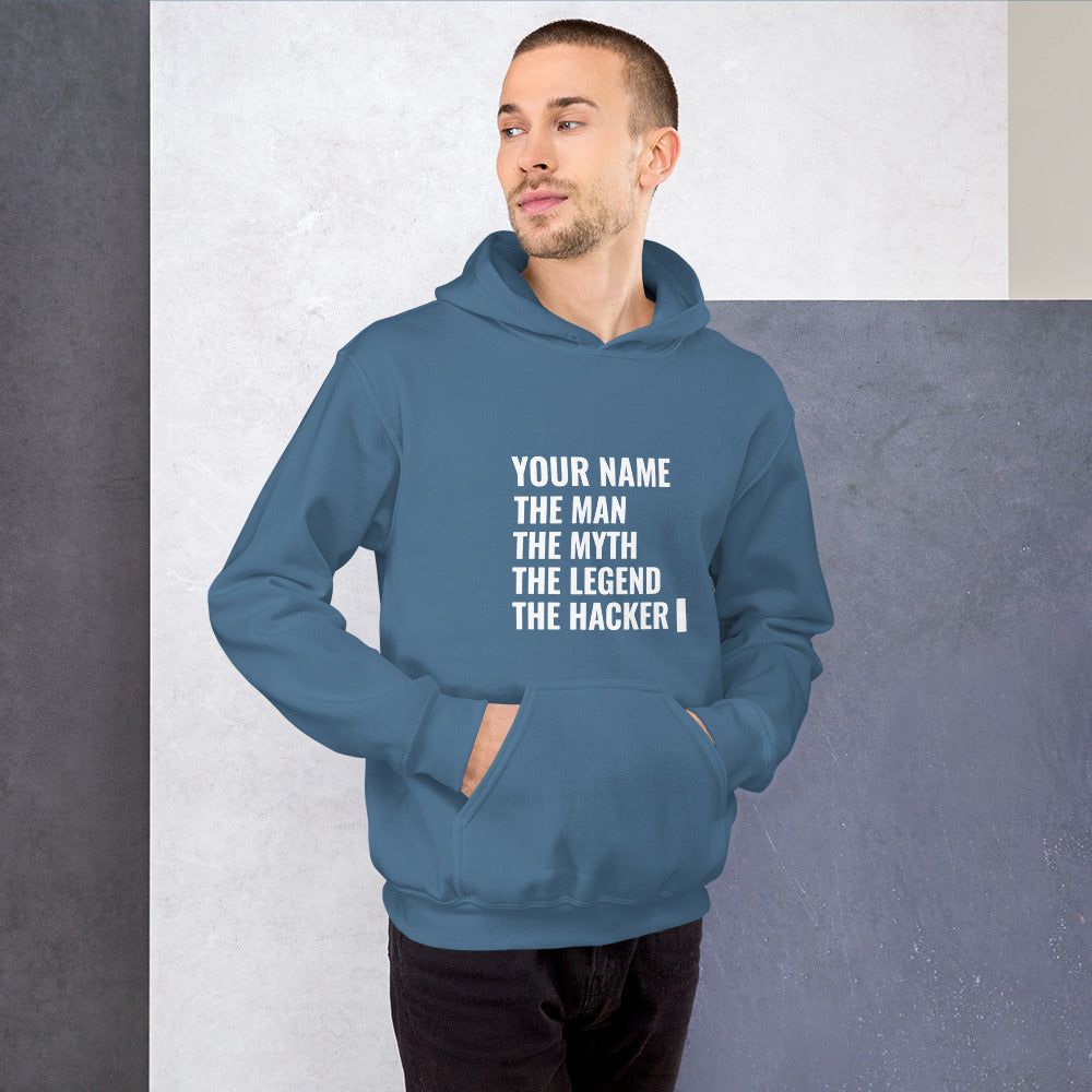 THE LEGEND THE HACKER - Unisex Hoodie by DarkByteGear