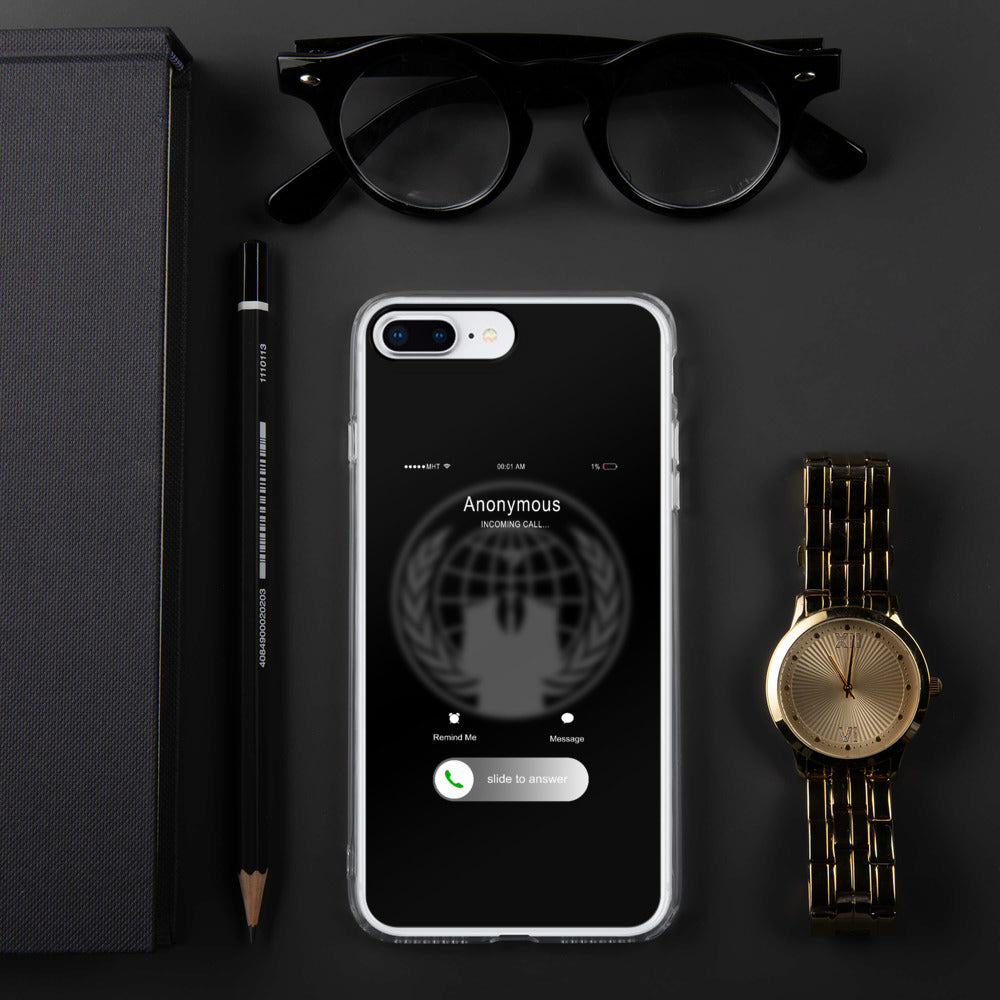Anonymous incoming call - iPhone Case by DarkByteGear