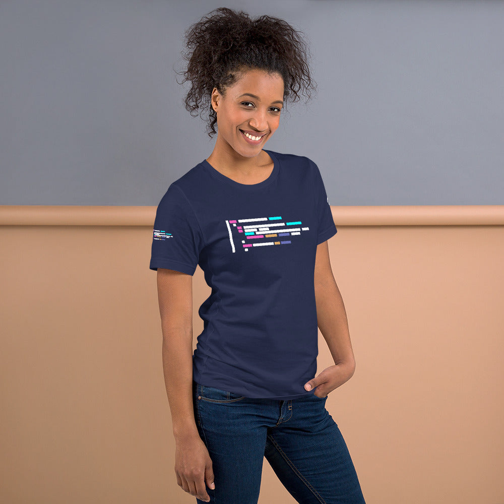 Code - Short-Sleeve Unisex T-Shirt by DarkByteGear