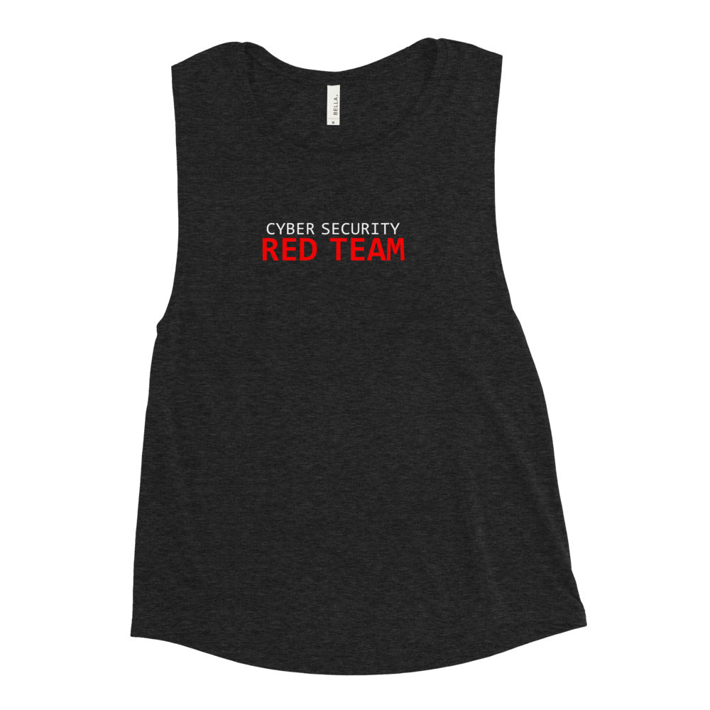 Cyber Security Red Team - Ladies’ Muscle Tank by DarkByteGear