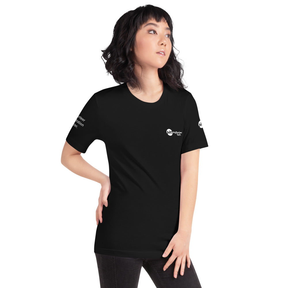 volunteer penetration tester - Short-Sleeve Unisex T-Shirt ( with all sides designs) by DarkByteGear