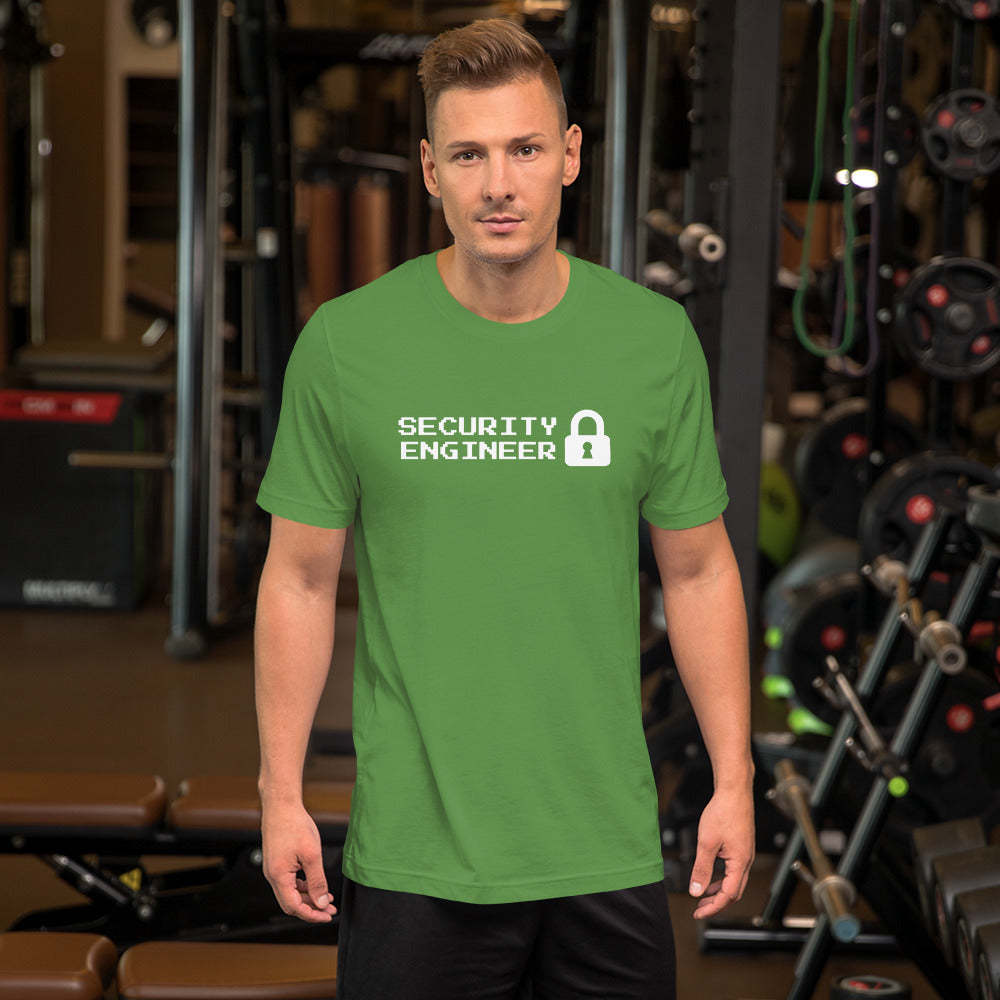 Security engineer - Short-Sleeve Unisex T-Shirt (white text) by DarkByteGear
