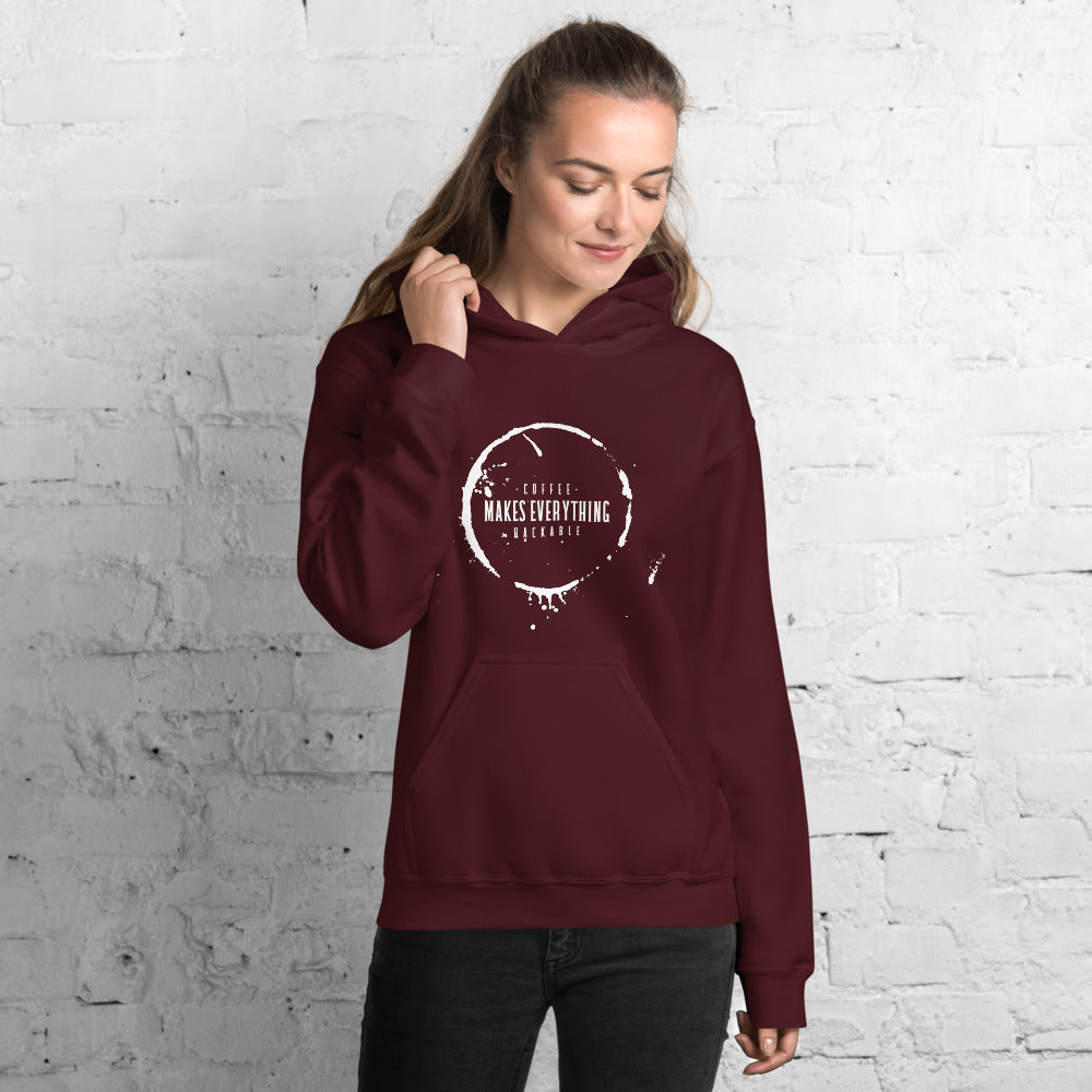 Coffee makes everything hackable - Unisex Hoodie by DarkByteGear
