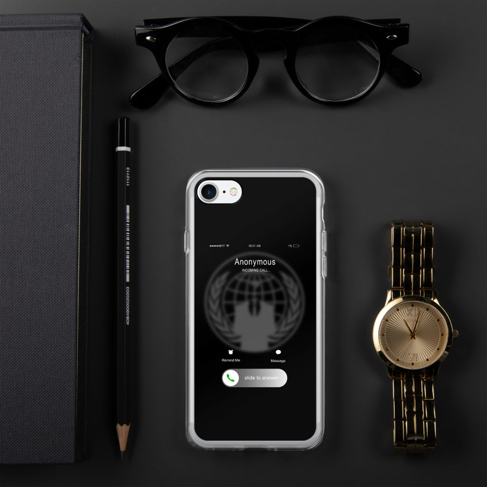 Anonymous incoming call - iPhone Case by DarkByteGear