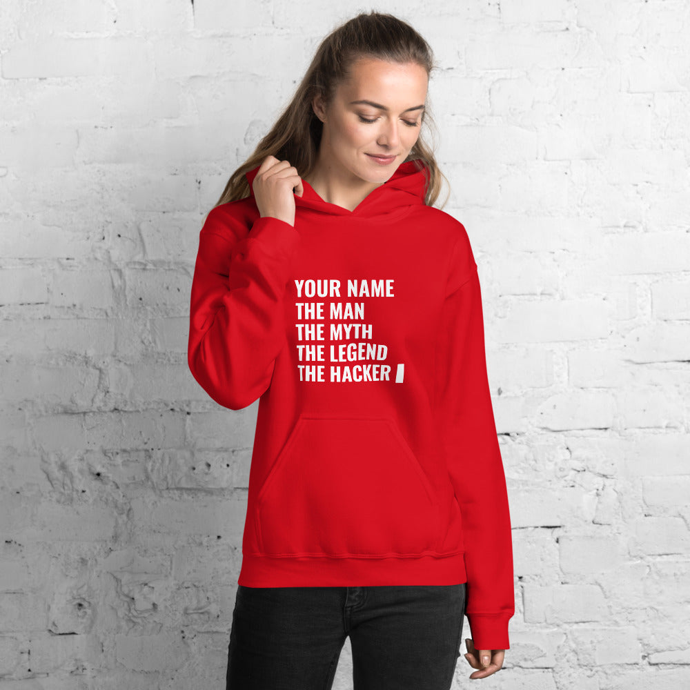 THE LEGEND THE HACKER - Unisex Hoodie by DarkByteGear