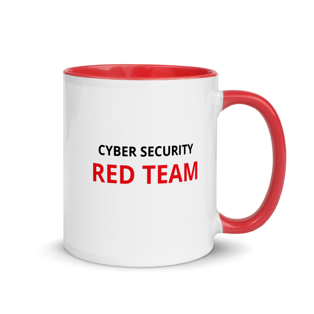 Cyber Security Red Team - Mug with Color Inside by DarkByteGear