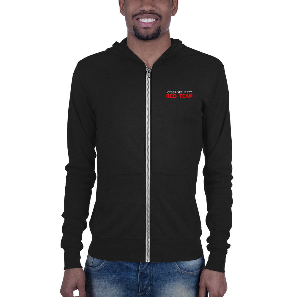 Cyber Security Red Team - Unisex zip hoodie by DarkByteGear