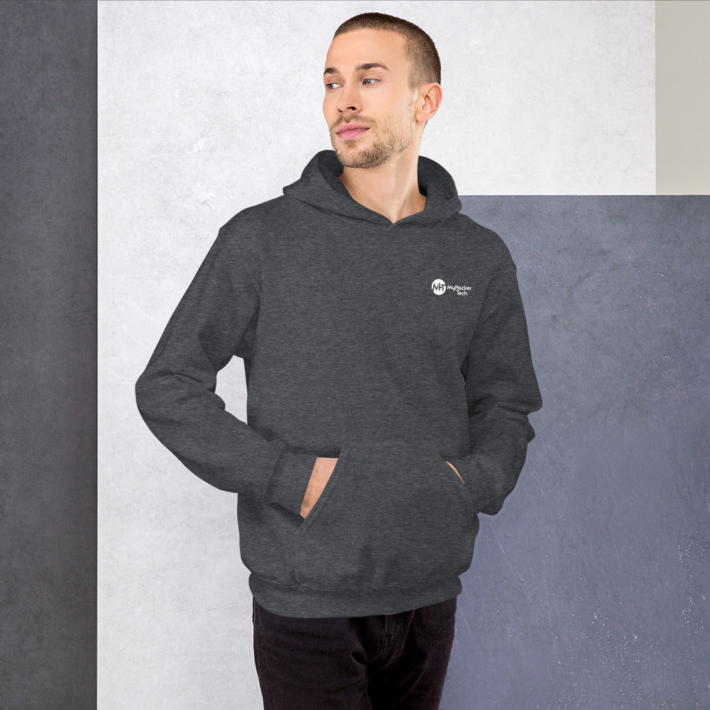 // no comment - Unisex Hoodie (with back design) by DarkByteGear
