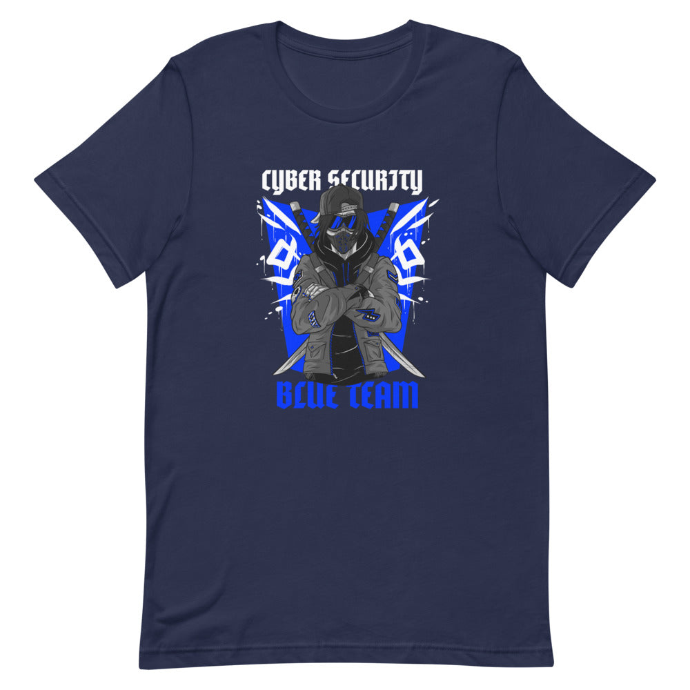 Cyber Security Blue Team V3 - Short-Sleeve Unisex T-Shirt by DarkByteGear