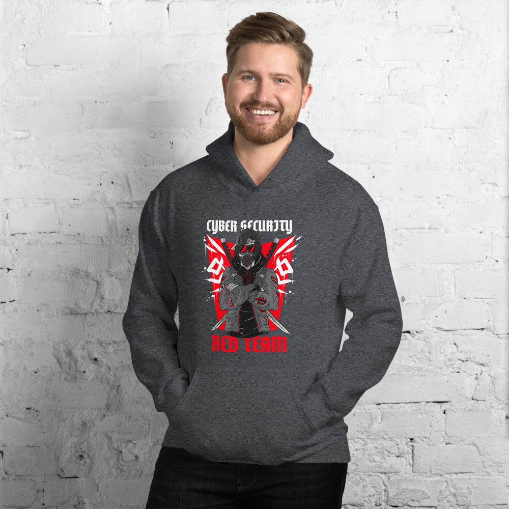 Cyber Security Red Team v4 - Unisex Hoodie by DarkByteGear