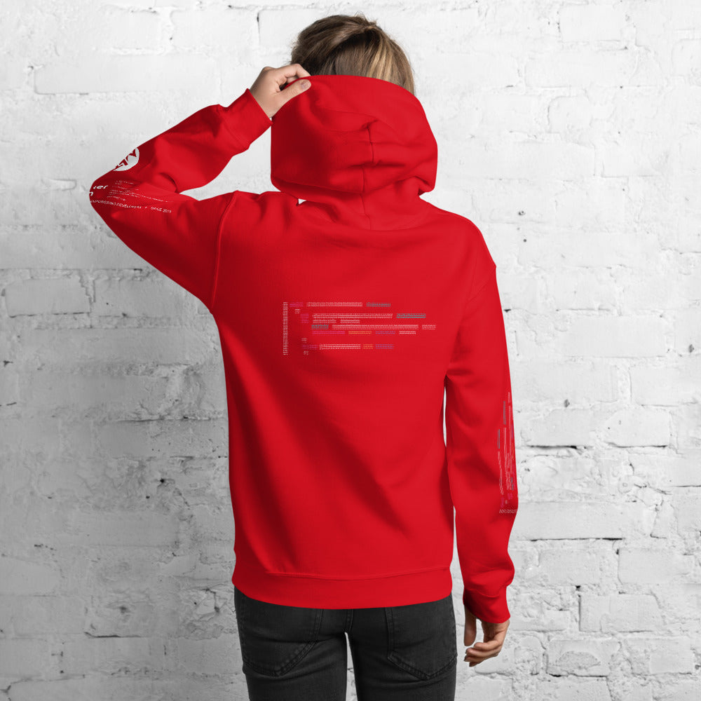 Code in ASCII - Unisex Hoodie by DarkByteGear