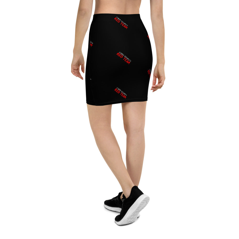 Cyber Security Red Team v1 - Pencil Skirt by DarkByteGear