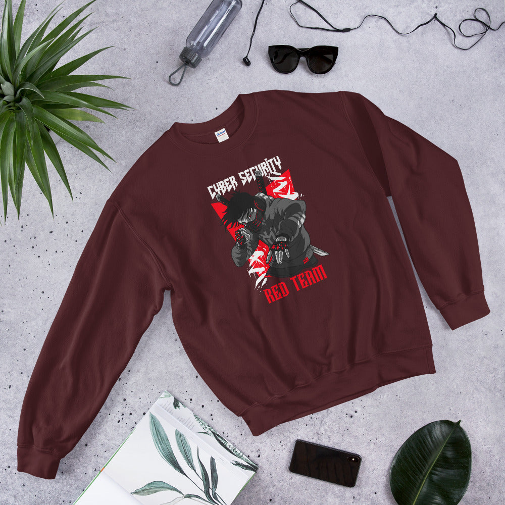 Cyber Security Red Team V1 - Unisex Sweatshirt by DarkByteGear