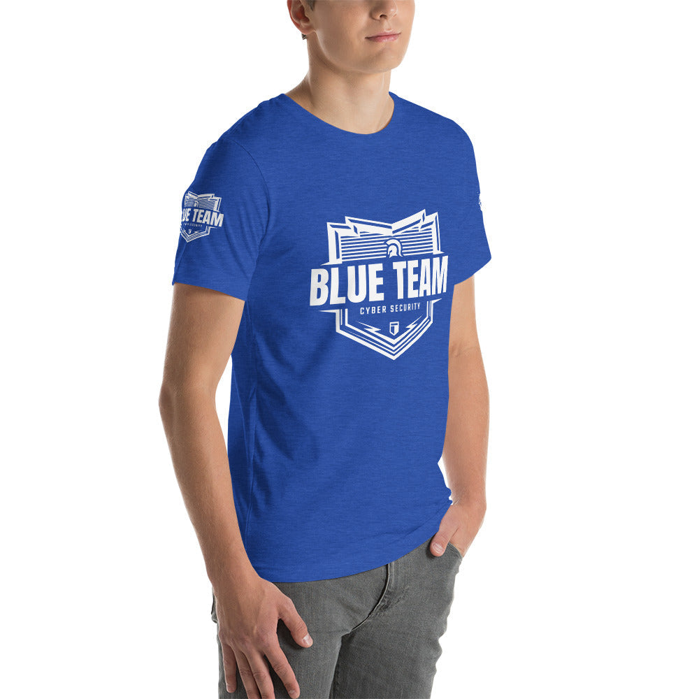 Cyber Security Blue Team v1 - Short-Sleeve Unisex T-Shirt by DarkByteGear