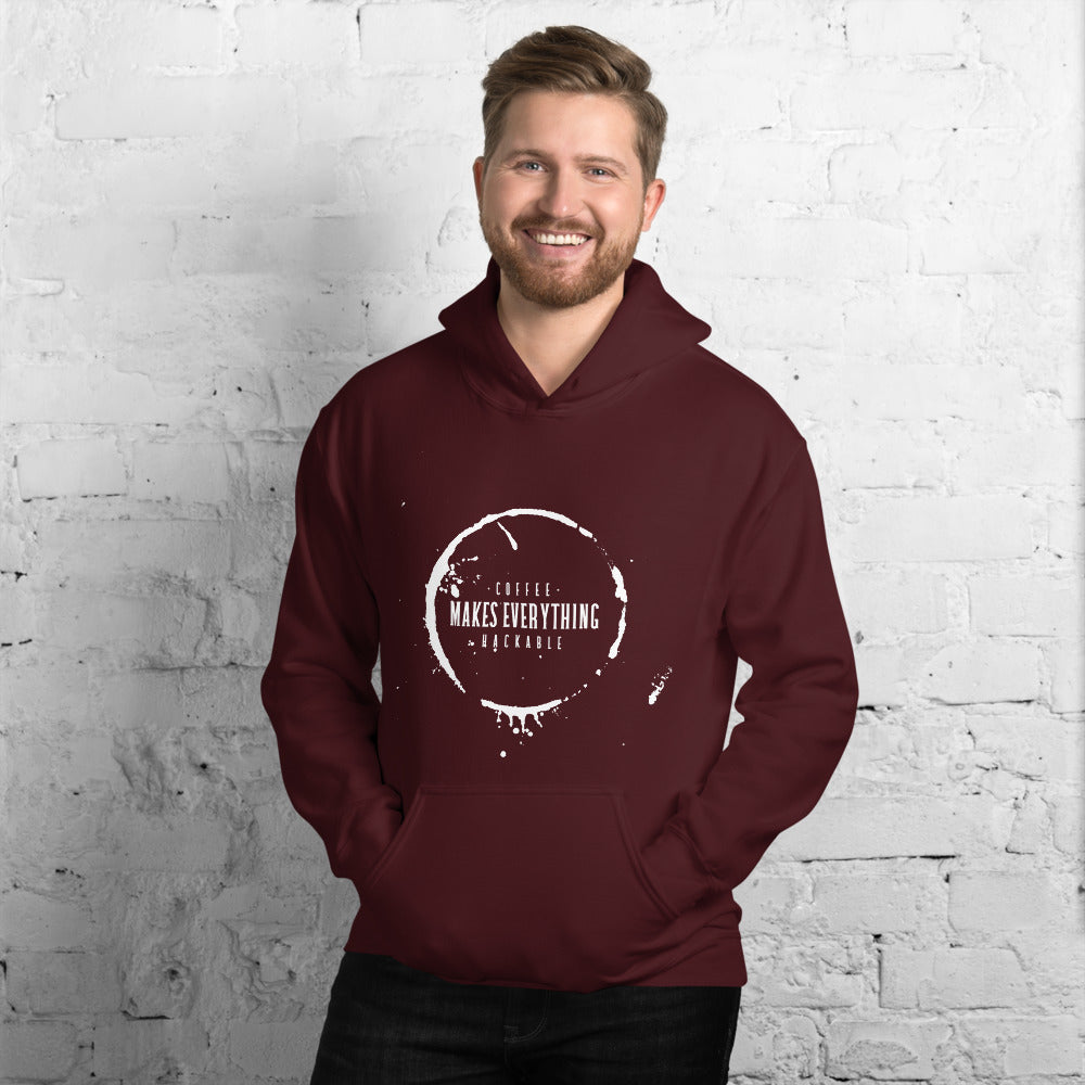 Coffee makes everything hackable - Unisex Hoodie by DarkByteGear