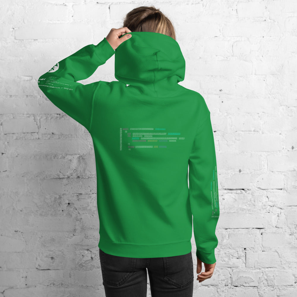 Code in ASCII - Unisex Hoodie by DarkByteGear
