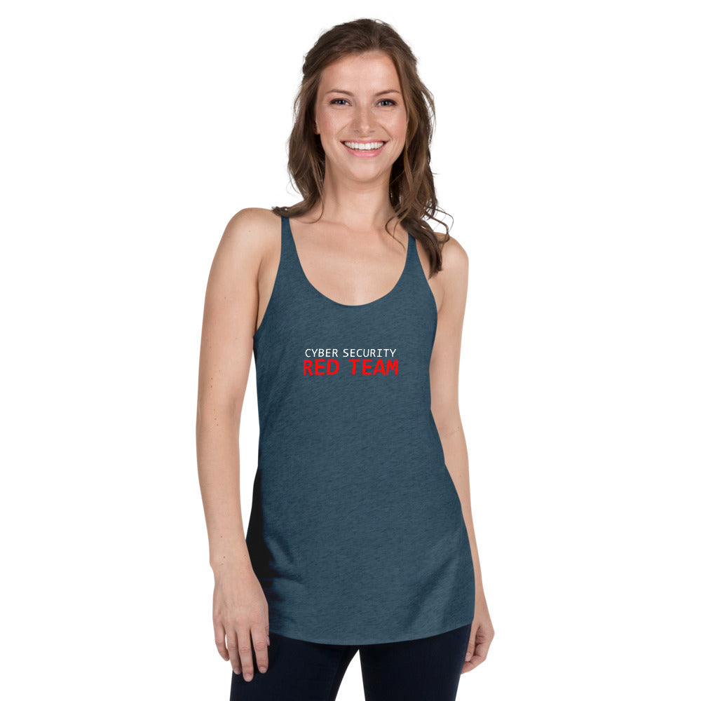 Cyber Security Red Team - Women's Racerback Tank by DarkByteGear