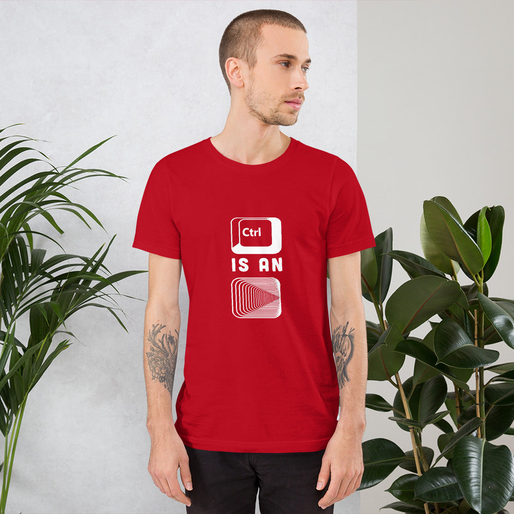 Control is an illusion - Short-Sleeve Unisex T-Shirt by DarkByteGear