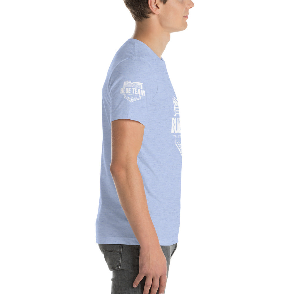 Cyber Security Blue Team v1 - Short-Sleeve Unisex T-Shirt by DarkByteGear