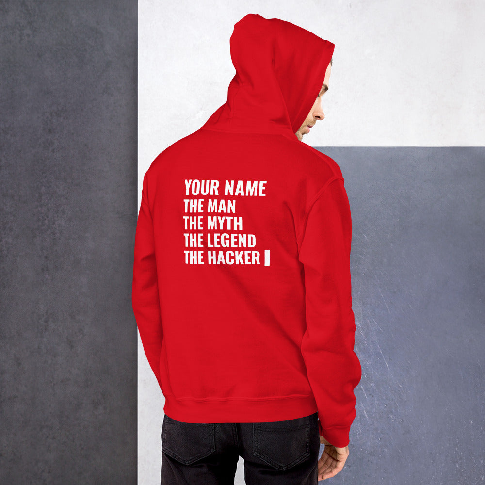 THE LEGEND THE HACKER - Unisex Hoodie by DarkByteGear
