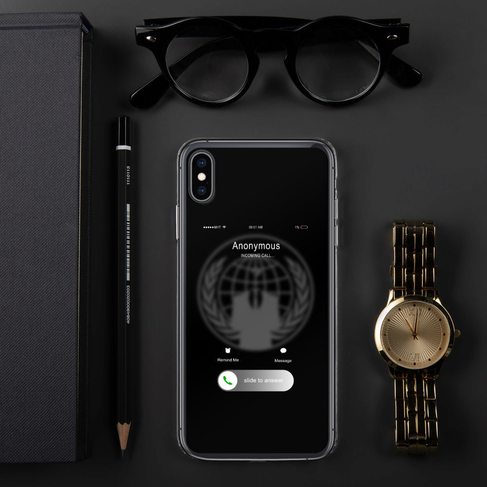 Anonymous incoming call - iPhone Case by DarkByteGear