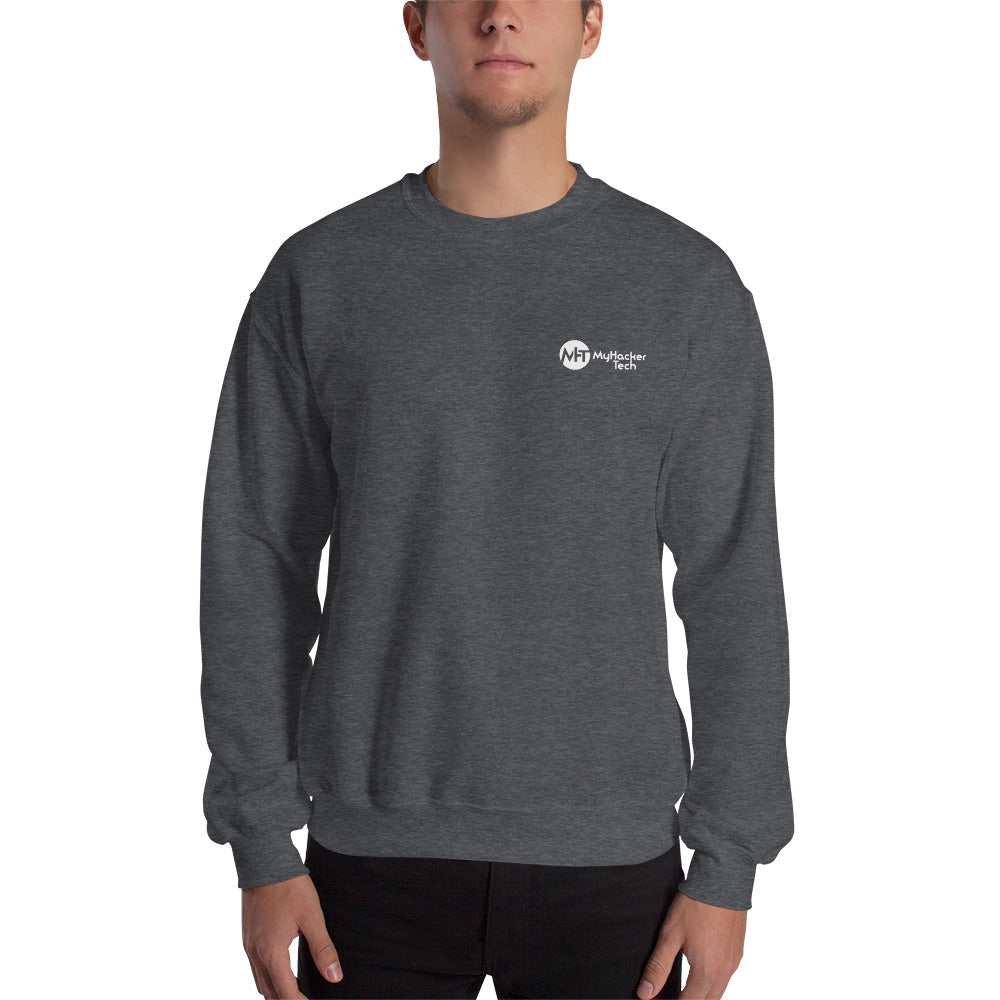 Volunteer penetration tester - Unisex Sweatshirt (back print) by DarkByteGear