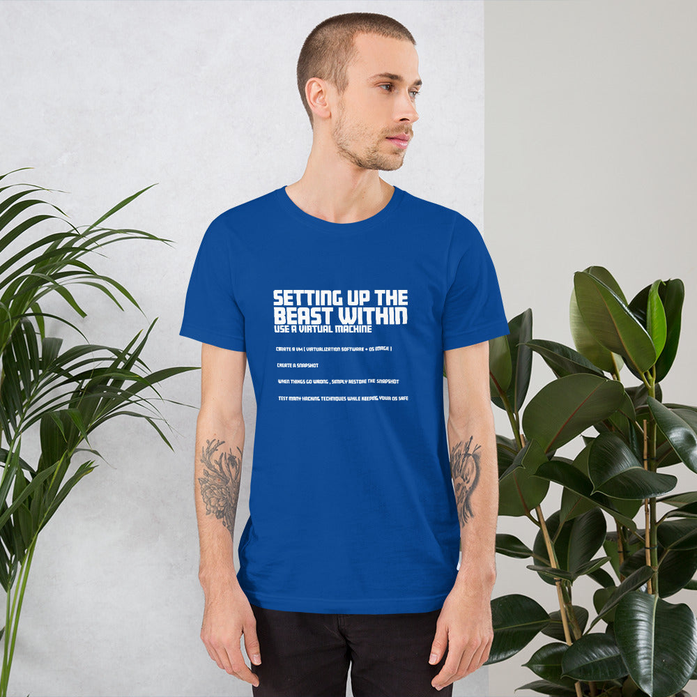 Setting Up the beast within - Short-Sleeve Unisex T-Shirt by DarkByteGear