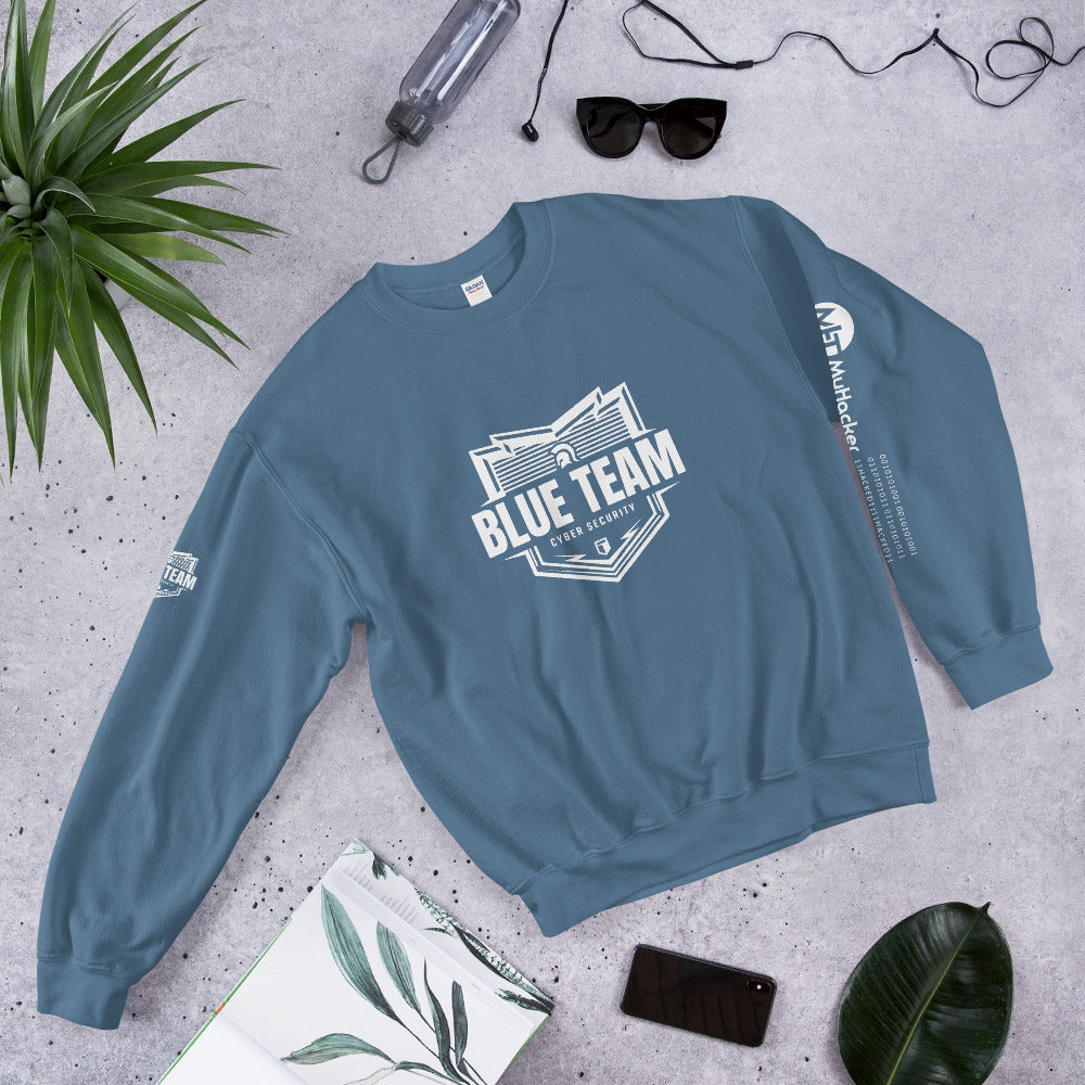 Cyber Security Blue Team v1 - Unisex Sweatshirt by DarkByteGear