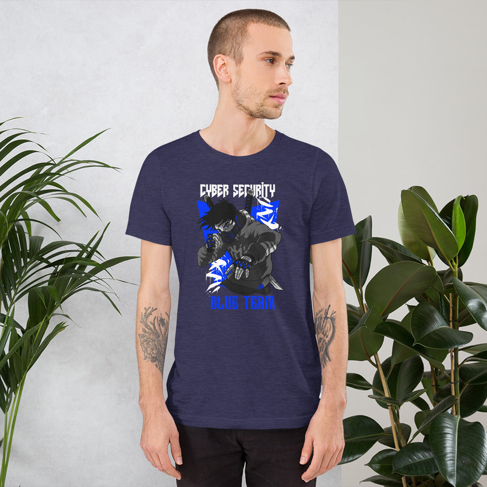 Cyber Security Blue Team V3 - Short-Sleeve Unisex T-Shirt by DarkByteGear