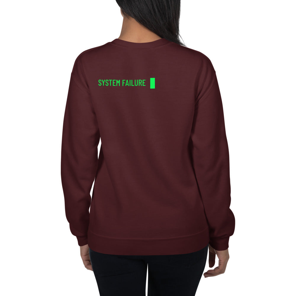 System failure - Unisex Sweatshirt by DarkByteGear