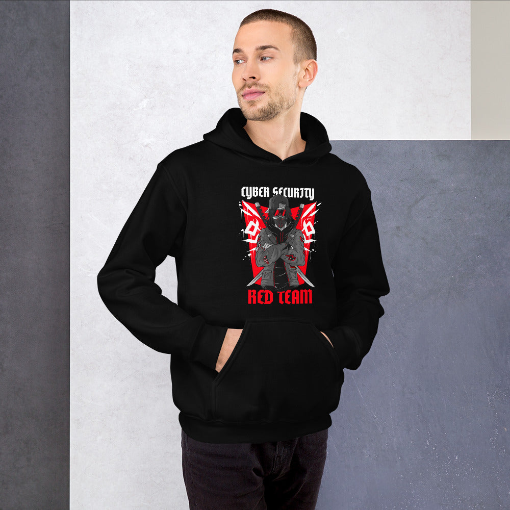 Cyber Security Red Team v4 - Unisex Hoodie by DarkByteGear