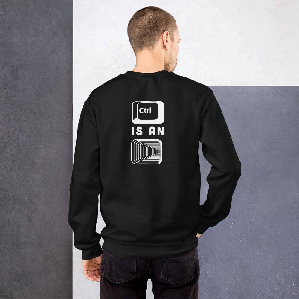 Control is an illusion - Unisex Sweatshirt by DarkByteGear