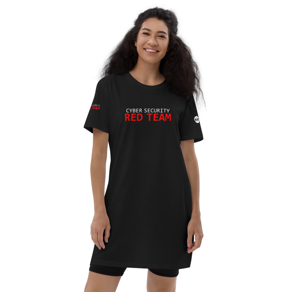 Cyber Security Red Team - Organic cotton t-shirt dress by DarkByteGear