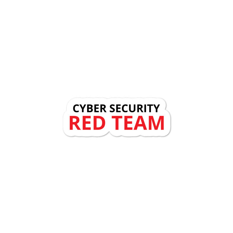 Cyber Security Red Team - Bubble-free stickers by DarkByteGear
