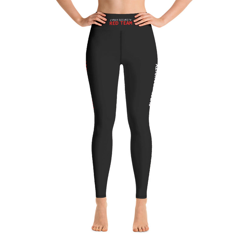 Cyber Security Red Team - Yoga Leggings by DarkByteGear