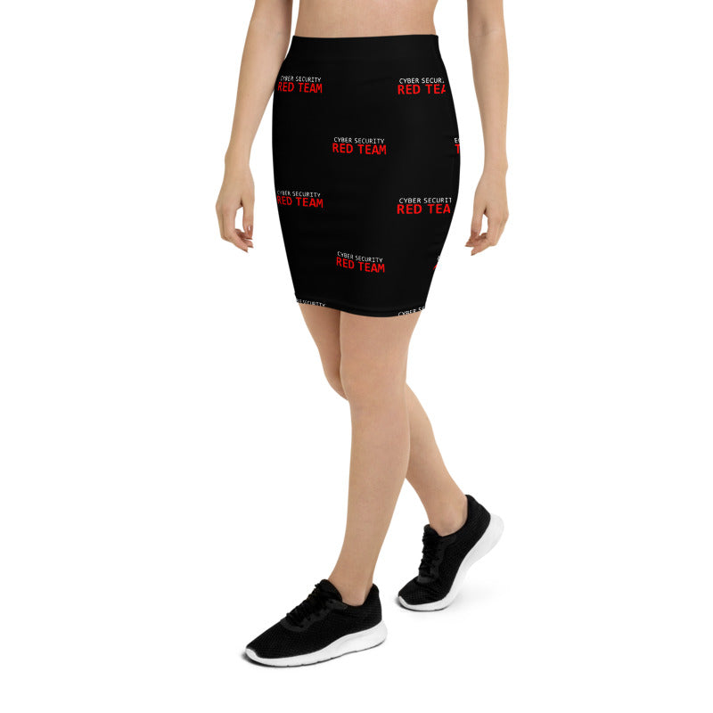 Cyber Security Red Team - Pencil Skirt by DarkByteGear
