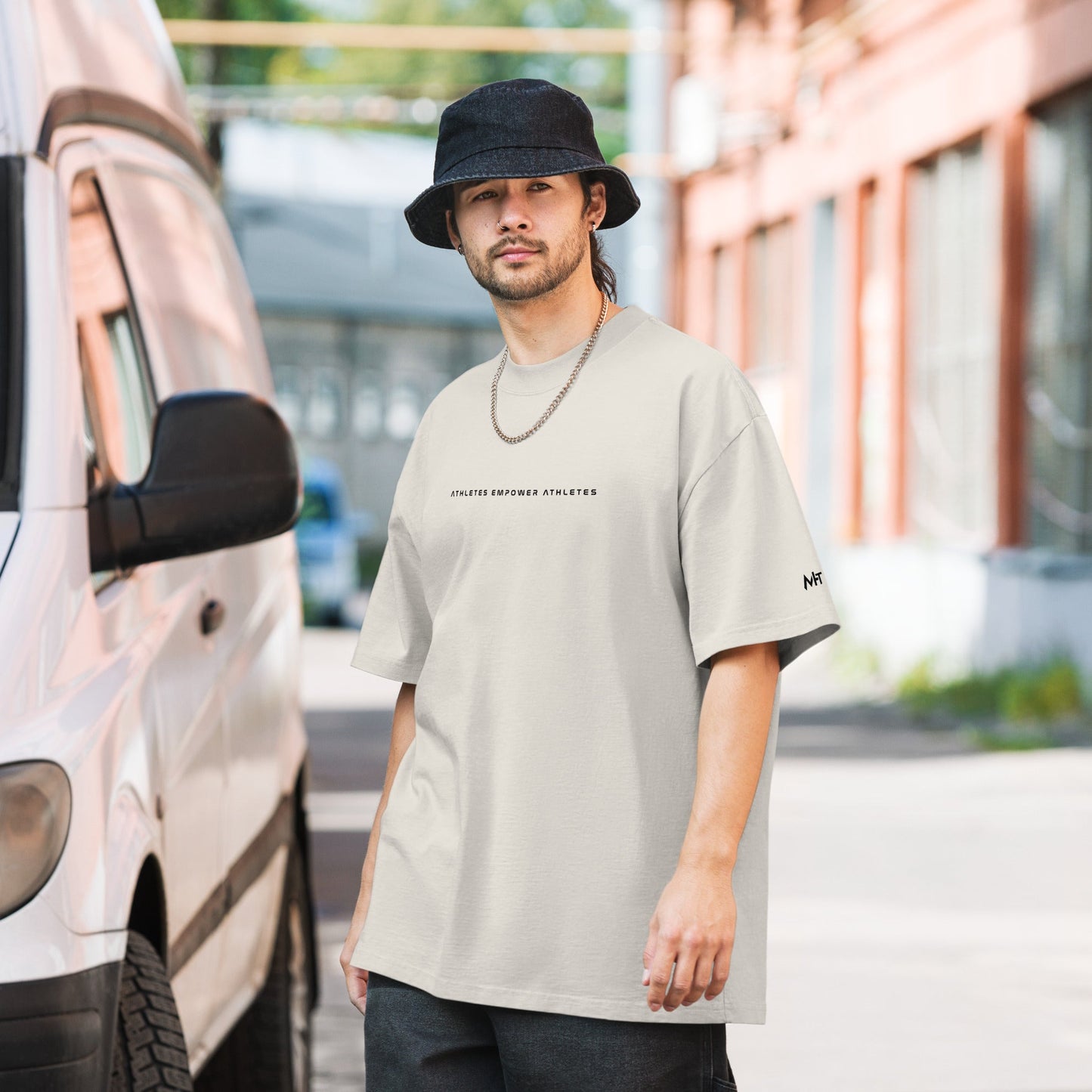 Athletes Empower Athletes - Oversized faded t-shirt by DarkByteGear
