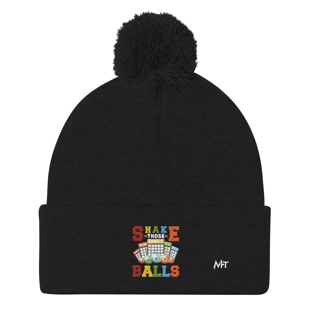 Shake those Bingo Balls - Pom-Pom Beanie by DarkByteGear