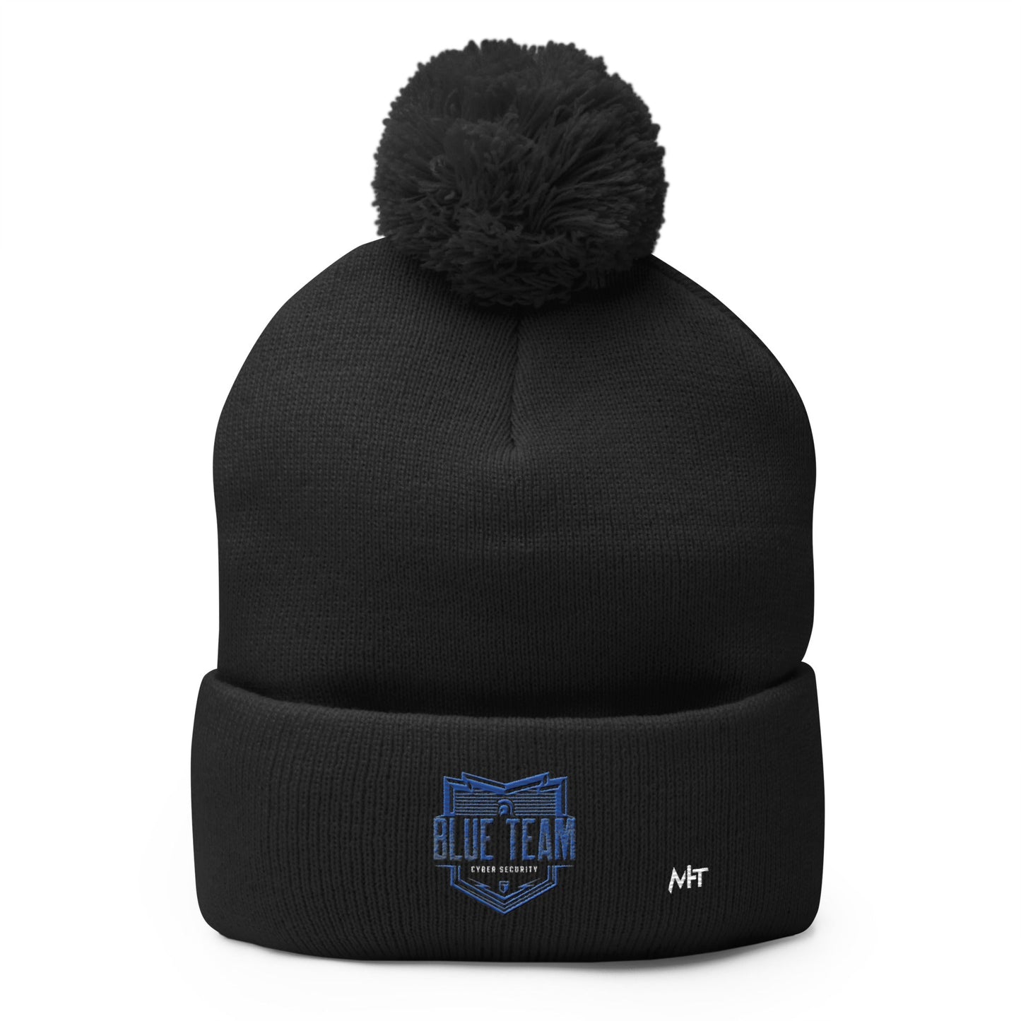 Cyber Security Blue Team V13 - Pom-Pom Beanie by DarkByteGear