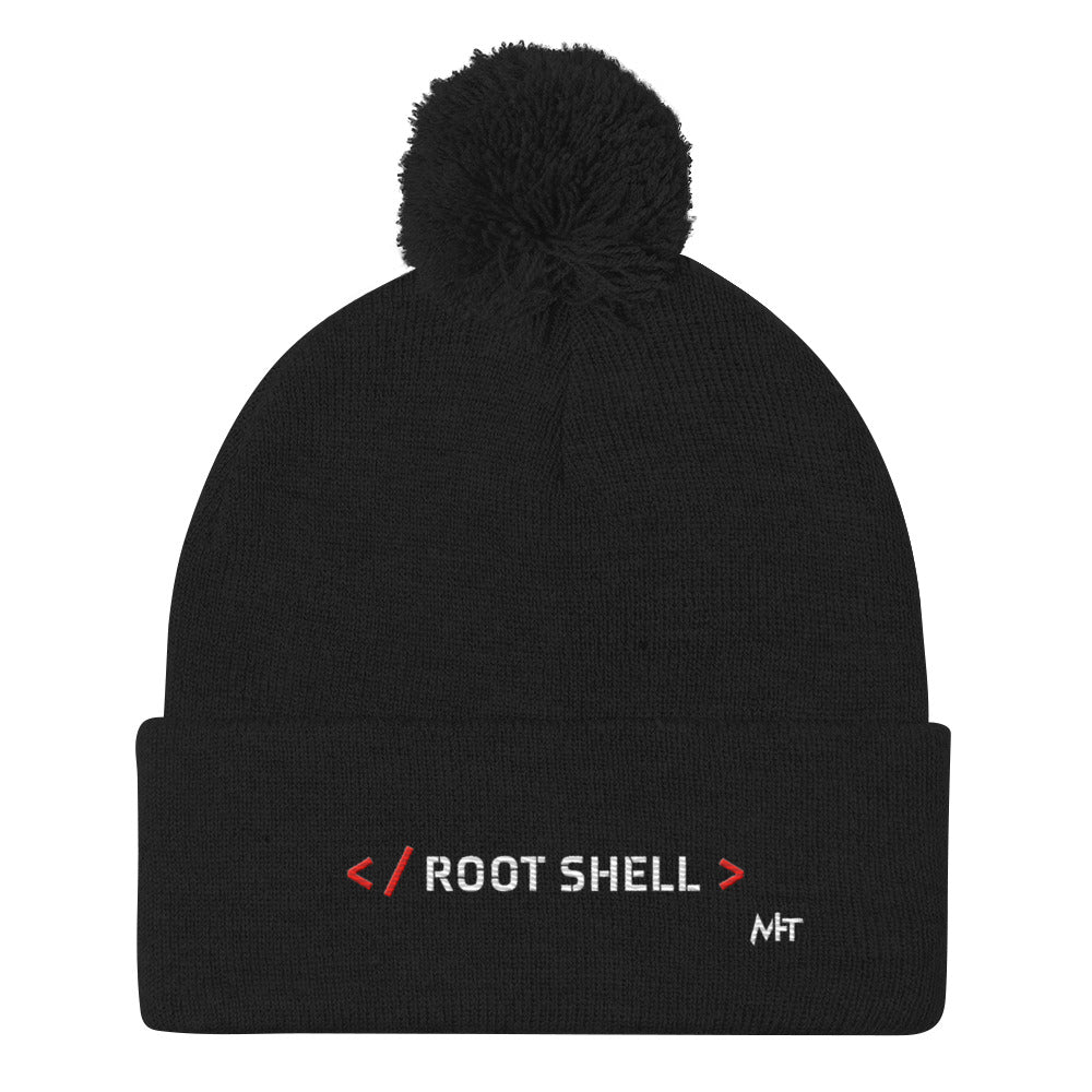 Root Shell - Pom-Pom Beanie by DarkByteGear