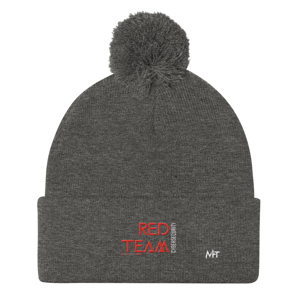 Cyber Security Red Team V4 - Pom-Pom Beanie by DarkByteGear