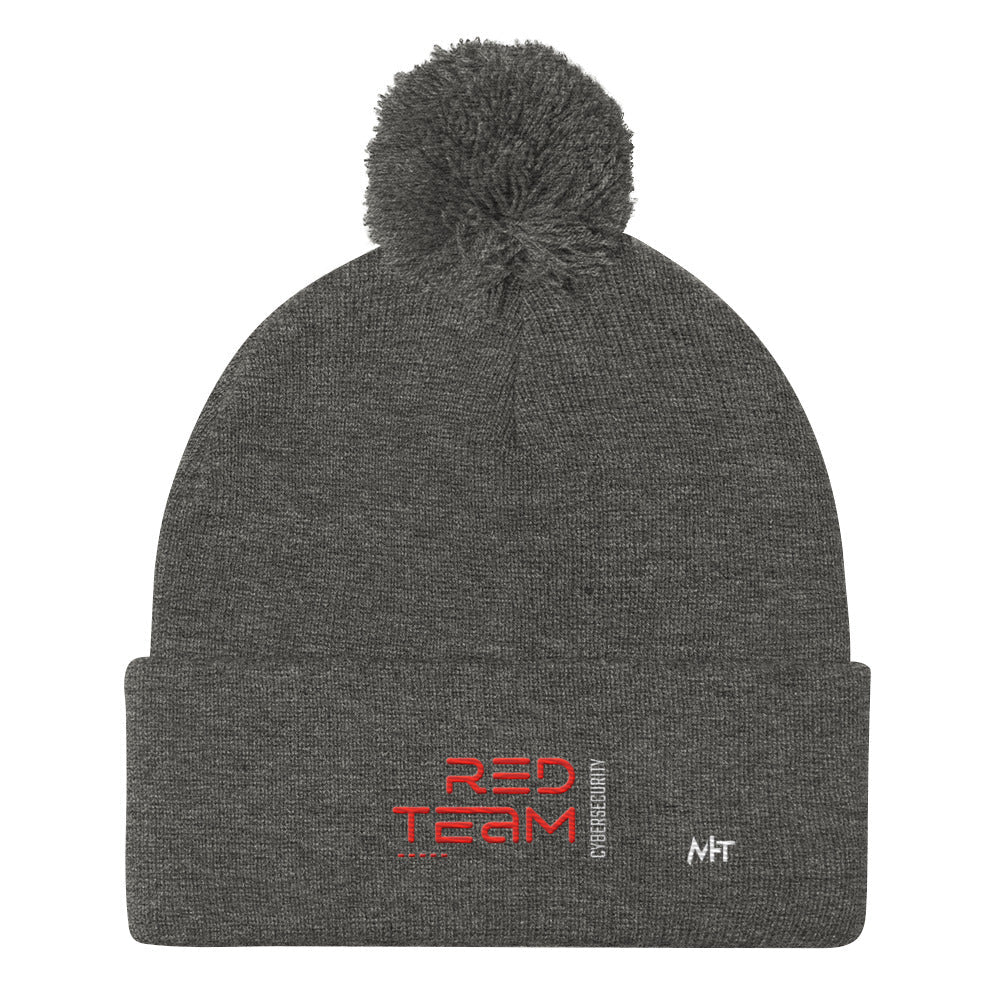 Cyber Security Red Team V11 - Pom-Pom Beanie by DarkByteGear