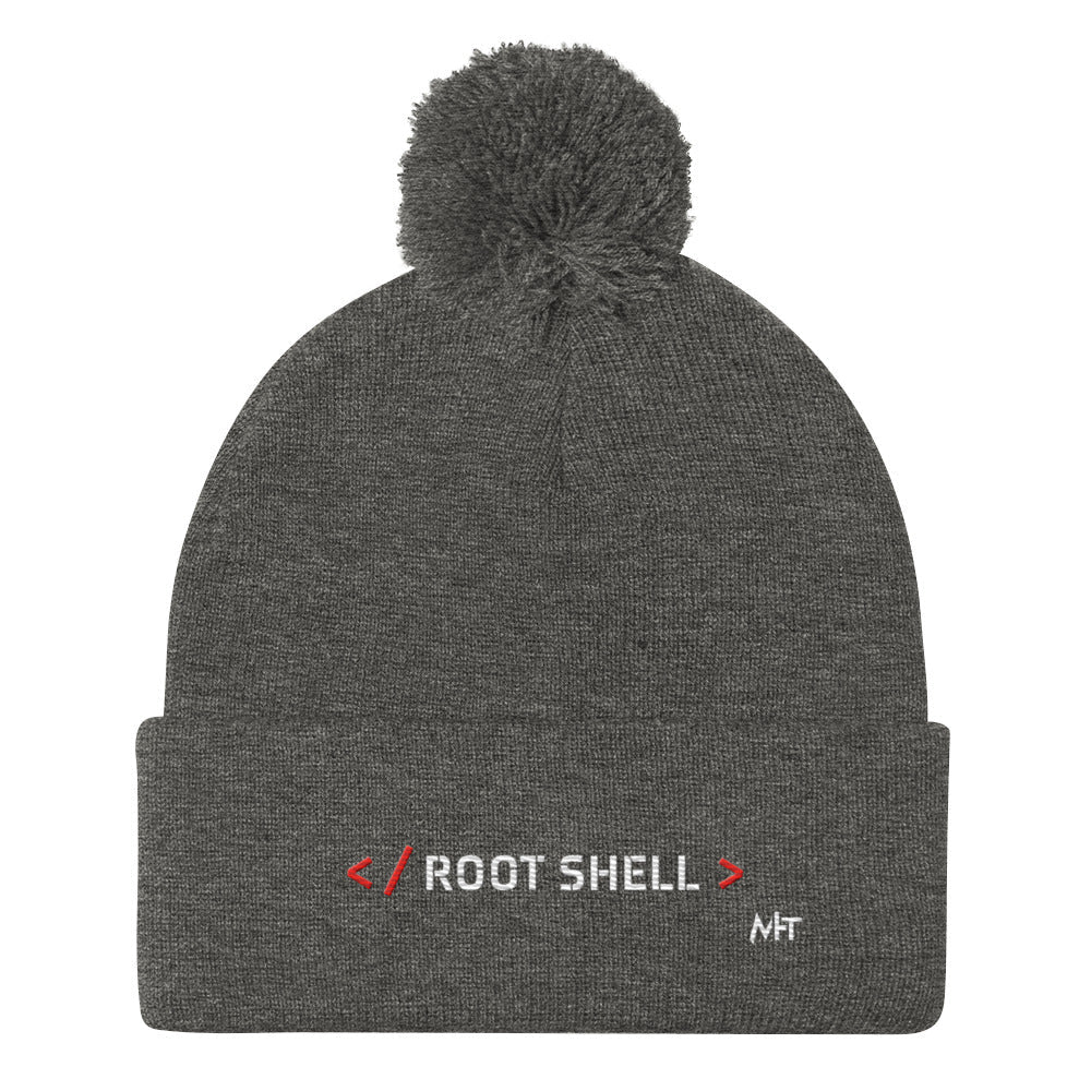 Root Shell - Pom-Pom Beanie by DarkByteGear