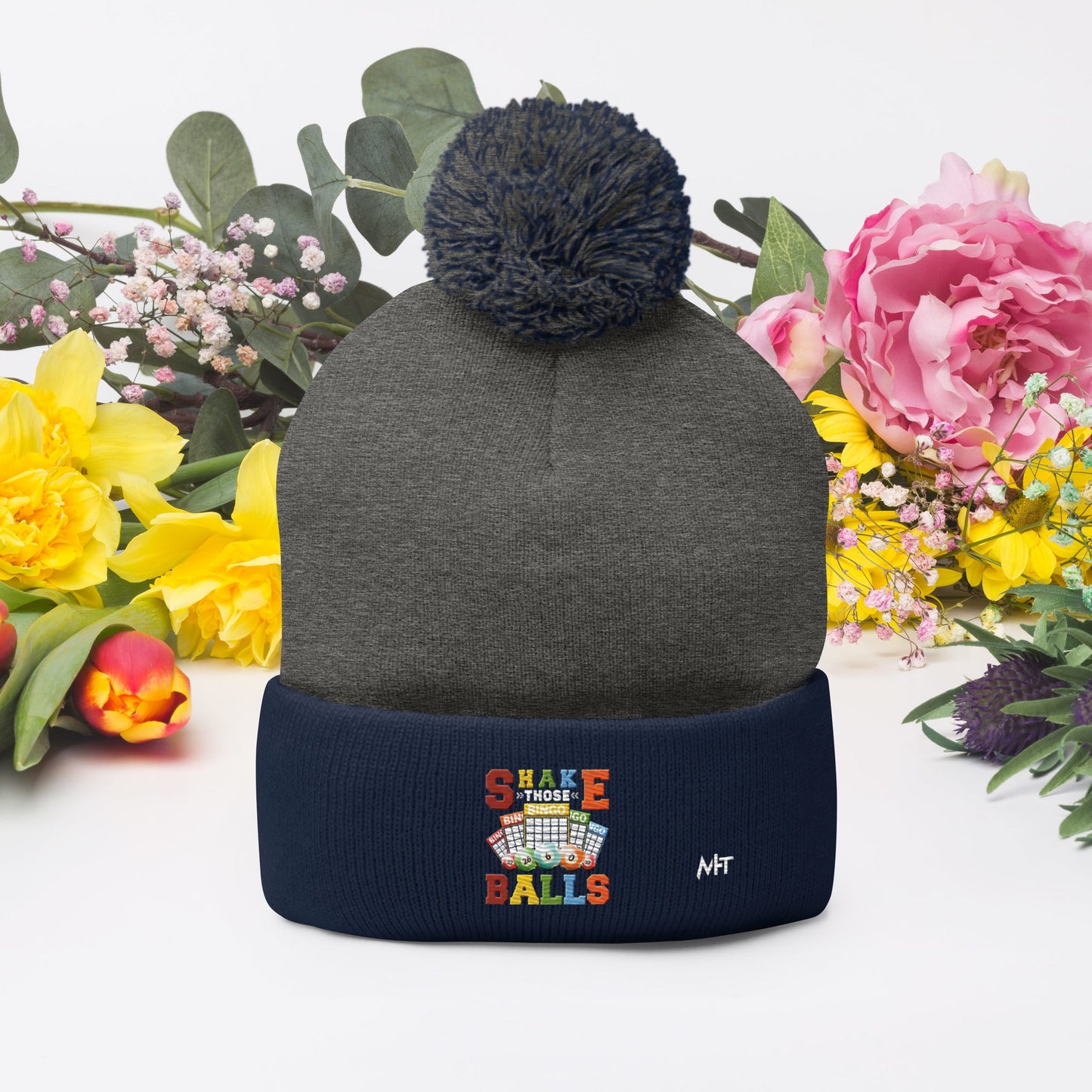 Shake those Bingo Balls - Pom-Pom Beanie by DarkByteGear