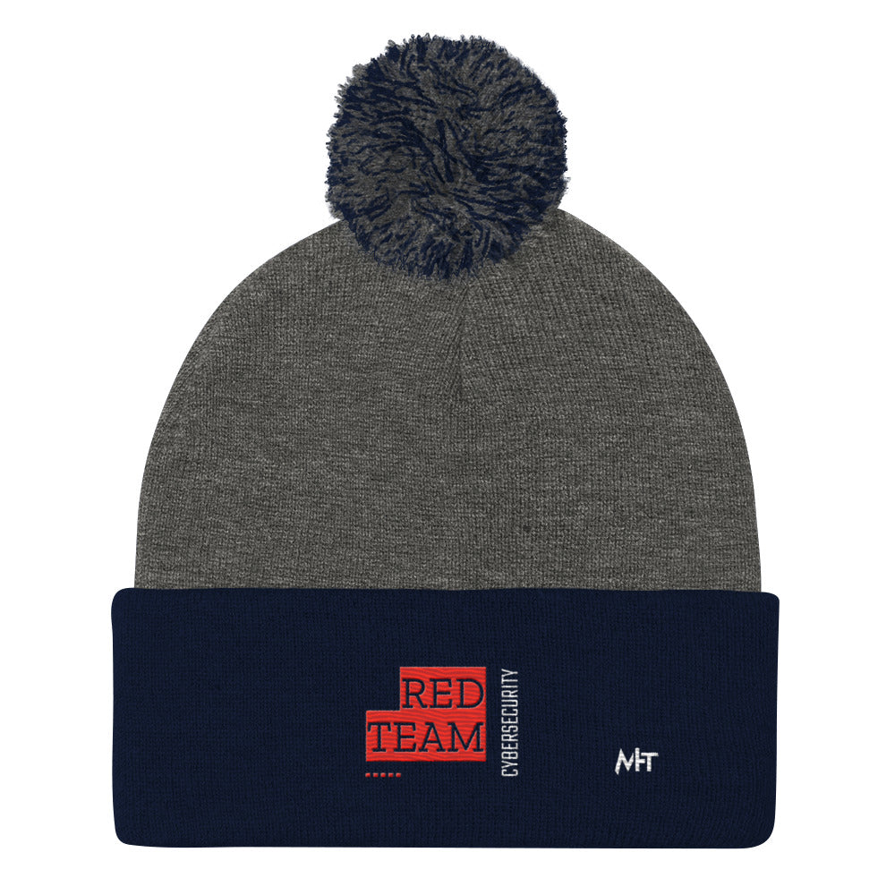 Cyber Security Red Team V13 - Pom-Pom Beanie by DarkByteGear