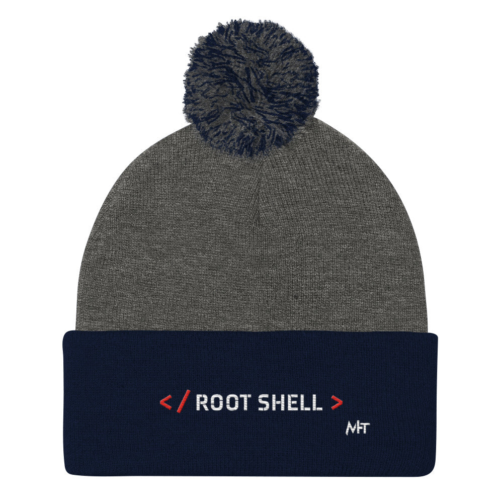 Root Shell - Pom-Pom Beanie by DarkByteGear