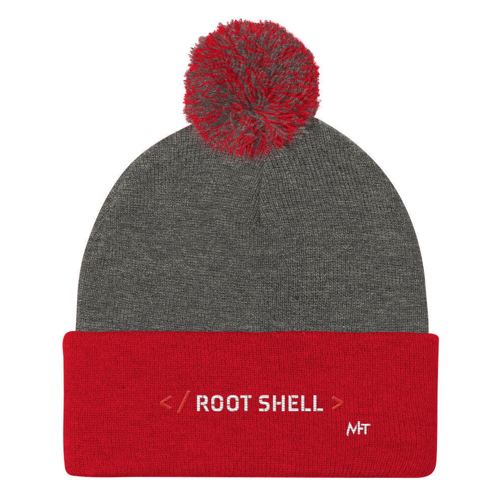 Root Shell - Pom-Pom Beanie by DarkByteGear