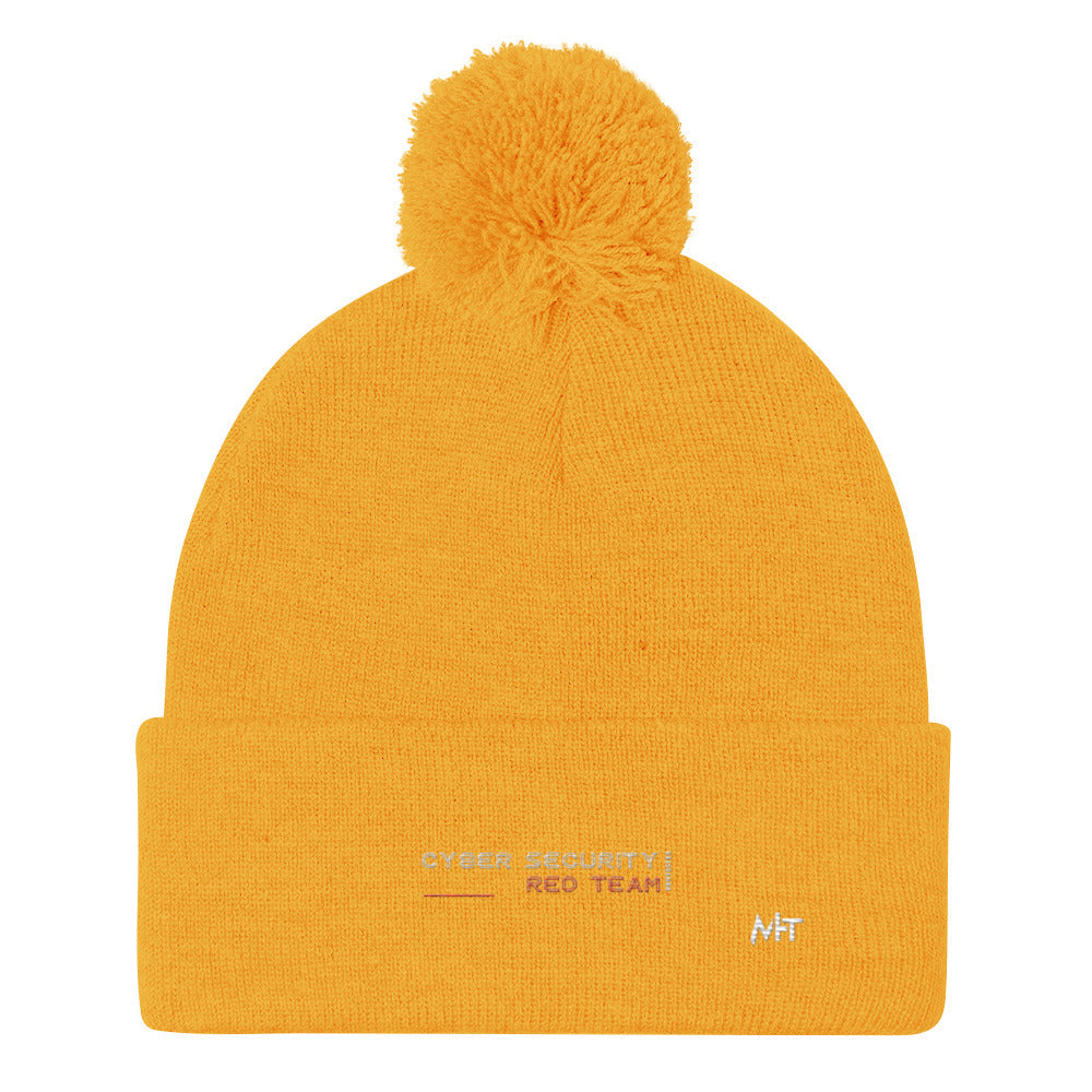 Cyber Security Red Team V2 - Pom-Pom Beanie by DarkByteGear