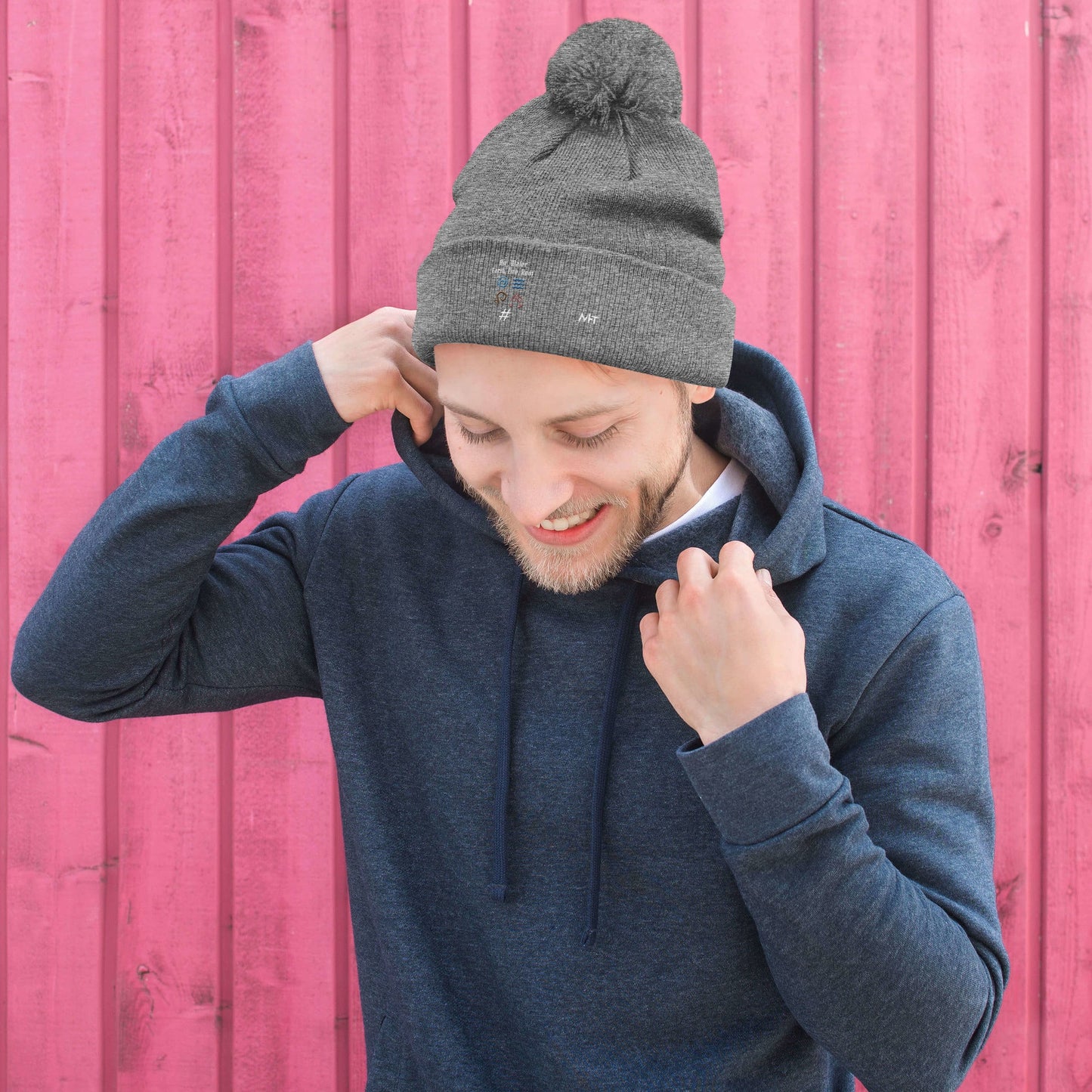 Air, Water, Earth, Fire, Root - Pom-Pom Beanie by DarkByteGear