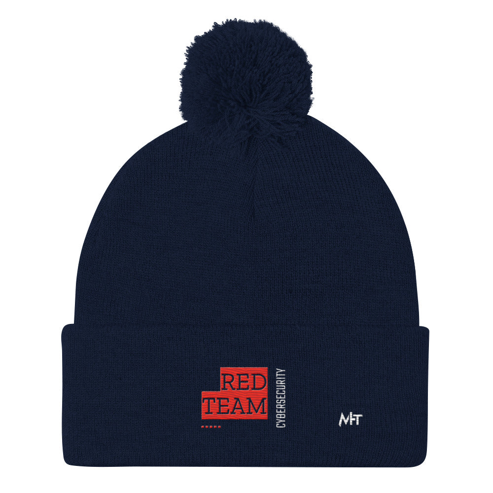 Cyber Security Red Team V13 - Pom-Pom Beanie by DarkByteGear